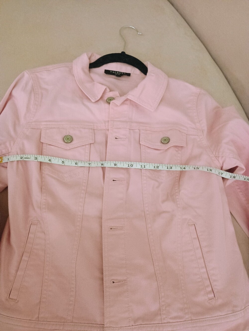 Talbots Pink Jean Jacket - Picture 4 of 6